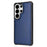 For Samsung Galaxy S26 Ultra Magnetic Leather Case Mobile Cover with Detachable Zipper Wallet Strap - Blue - 4