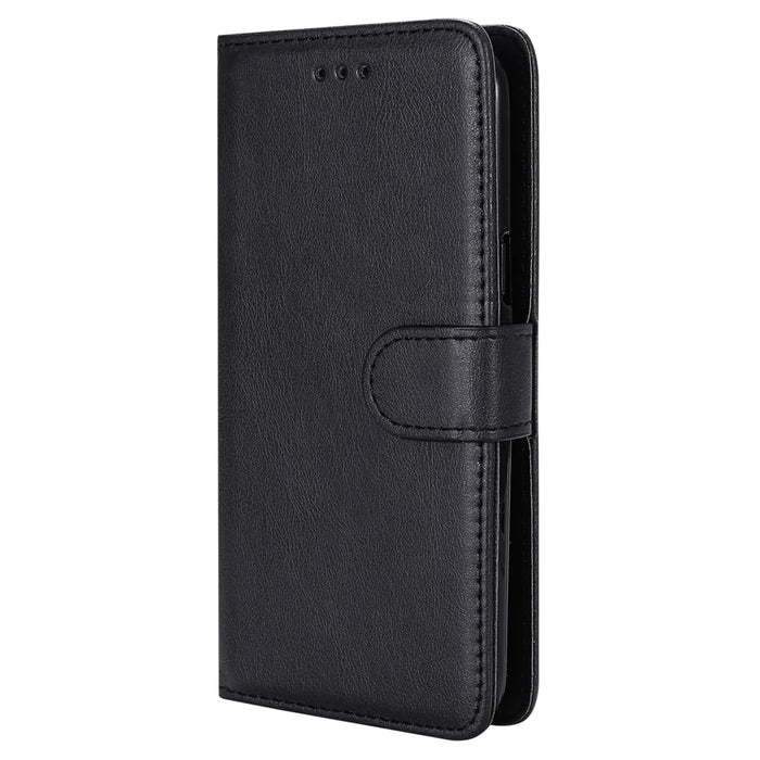 For Samsung Galaxy A57 5G Case 2 in 1 Detachable Magnetic Leather Wallet Mobile Cover with Strap - Black - 3