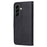 For Samsung Galaxy A57 5G Case 2 in 1 Detachable Magnetic Leather Wallet Mobile Cover with Strap - Black - 5