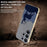 For Samsung Galaxy S25 Ultra Case Lucky Deer PC + TPU Electroplating Phone Cover - Dark Blue - 4
