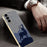 For Samsung Galaxy S25 FE Case Lucky Deer PC + TPU Electroplating Phone Cover - Dark Blue - 7