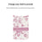 For iPhone 17 Pro Max Magnetic Case TPU PC Phone Cover with Detachable Light Purple Bird Pattern Backplate - Purple - 5