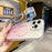For iPhone 16 Pro Magnetic Case Gradient Color TPU PC Phone Cover Compatible with MagSafe - Pink - 4