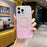 For iPhone 16 Pro Max Magnetic Case Gradient Color TPU PC Phone Cover Compatible with MagSafe - Pink - 1