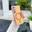 For Samsung Galaxy S26+ Magnetic Case Laser Color Changing PC TPU Phone Protection Cover - Orange - 1