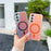 For Samsung Galaxy S26+ Magnetic Case Laser Color Changing PC TPU Phone Protection Cover - Orange - 2