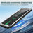 R-JUST For Samsung Galaxy S26 Ultra Case PC + Silicone + Metal Back Cover with Tempered Glass Film - Silver - 3