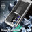R-JUST For Samsung Galaxy S26 Ultra Case PC + Silicone + Metal Back Cover with Tempered Glass Film - Silver - 5