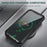 R-JUST For Samsung Galaxy S26+ Case PC + Silicone + Metal Back Cover with Tempered Glass Film - Black - 4