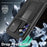 R-JUST For Samsung Galaxy S26 Case PC + Silicone + Metal Back Cover with Tempered Glass Film - Black - 7