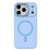 For iPhone 17 Pro Case Compatible with MagSafe Liquid Silicone Phone Cover with Lens Frame Kickstand - Blue - 1