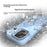 For iPhone 17 Pro Case Compatible with MagSafe Liquid Silicone Phone Cover with Lens Frame Kickstand - Blue - 3