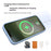 For iPhone 17 Pro Case Compatible with MagSafe Liquid Silicone Phone Cover with Lens Frame Kickstand - Blue - 4