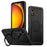 For Samsung Galaxy Xcover7 Magnetic Case TPU + PC Kickstand Phone Cover - Black - 1