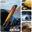 For Samsung Galaxy Xcover7 Magnetic Case TPU + PC Kickstand Phone Cover - Black - 2