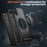 For Samsung Galaxy Xcover7 Magnetic Case TPU + PC Kickstand Phone Cover - Black - 6