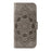 For Samsung Galaxy A37 5G Case Peony Imprinted TPU PU Leather Wallet Phone Cover with Wrist Strap - Grey - 7