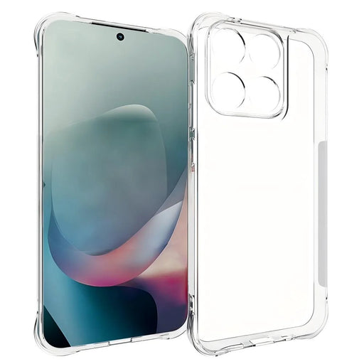 WANLONFENG TPU Case For Motorola Moto G87 5G / G77 5G / G67 5G WL2 Series 2.0mm Phone Cover with 2Pcs Tempered Glass Films - Transparent - 2