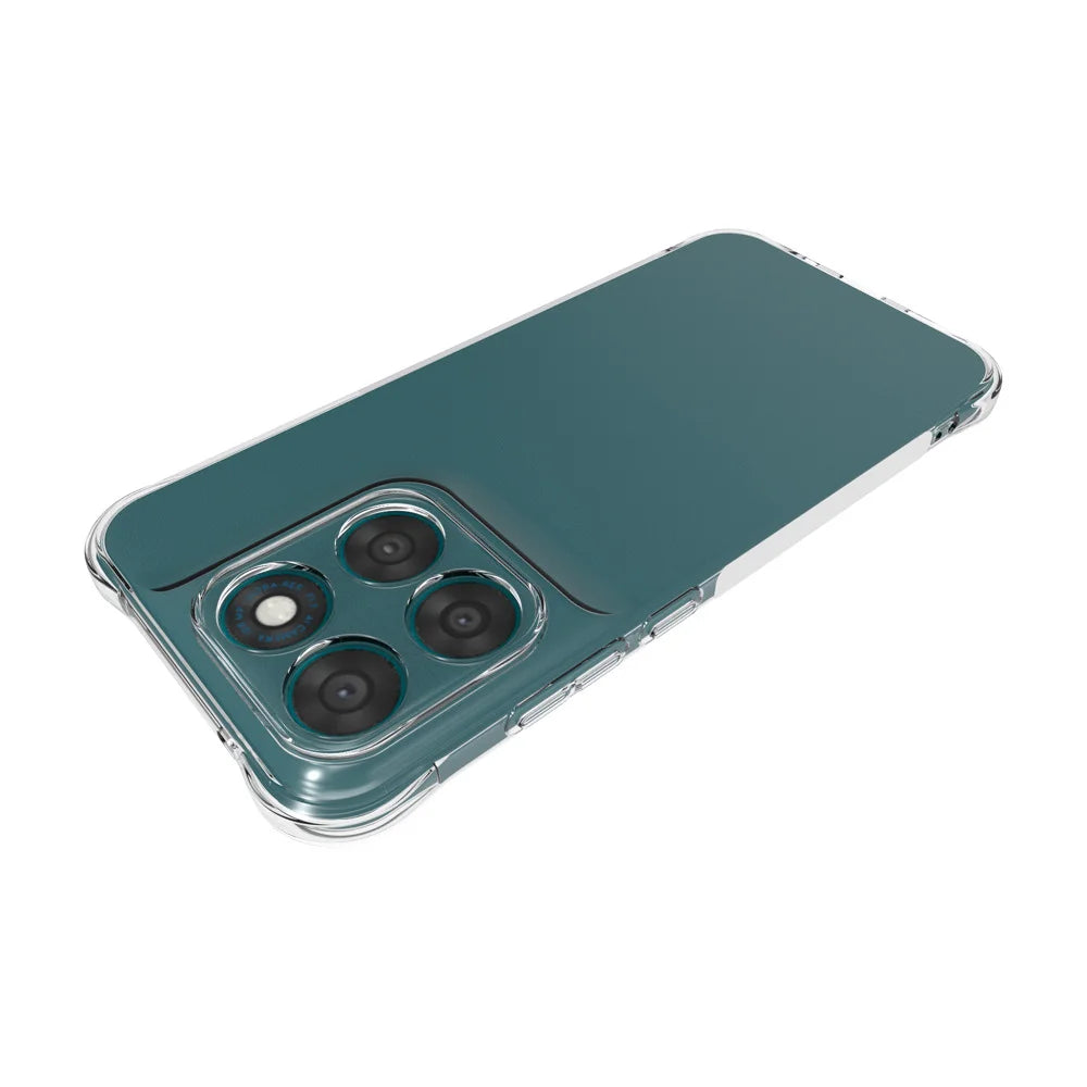 WANLONFENG Clear TPU Case For Motorola Moto G87 5G / G77 5G / G67 5G TM Series 2.0mm Phone Back Cover - Transparent - 3
