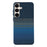 For Samsung Galaxy S24 Magnetic Case Water Transfer Printing Metal Frame PC Phone Back Cover - Moonset - 2