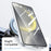 For Samsung Galaxy S26+ Magnetic Case Shockproof TPU PC Clear Phone Cover - White - 6