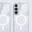 For Samsung Galaxy S26+ Magnetic Case Shockproof TPU PC Clear Phone Cover - White - 7