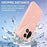 For OnePlus 15 5G Magnetic Case Glitter TPU Shockproof Phone Cover with Lanyard - Pink - 6