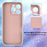 For iPhone 16 Pro Max Magnetic Case Glitter TPU Shockproof Phone Cover with Lanyard Compatible with MagSafe - Pink - 3