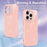 For iPhone 16 Pro Max Magnetic Case Glitter TPU Shockproof Phone Cover with Lanyard Compatible with MagSafe - Pink - 5