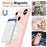 For Nothing Phone (3) 5G Magnetic Case Glitter TPU Shockproof Phone Cover with Lanyard - Pink - 4