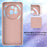 For Nothing Phone (3a) Pro Magnetic Case Glitter TPU Shockproof Phone Cover with Lanyard - Pink - 3