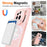 For Nothing Phone (3a) Pro Magnetic Case Glitter TPU Shockproof Phone Cover with Lanyard - Pink - 4
