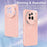For Nothing Phone (3a) Pro Magnetic Case Glitter TPU Shockproof Phone Cover with Lanyard - Pink - 5