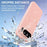 For Google Pixel 10 Pro XL Magnetic Case Glitter TPU Shockproof Phone Cover with Lanyard - Pink - 6