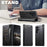 SUTENI For Samsung Galaxy S26 Ultra Case PU Leather Stand Wallet Phone Cover - Black - 6