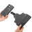 For iPhone 17 Magnetic Case RFID Blocking Detachable Wallet Stand Cloth Texture Leather Phone Cover - Black - 7