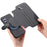 For Samsung Galaxy S25+ Magnetic Case RFID Blocking Detachable Wallet Stand Cloth Texture Leather Phone Cover - Black - 6