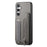 For Samsung Galaxy A56 5G Case RFID Blocking Card Holder Jeans Cloth Texture Leather Back Cover with Elastic Wristband - Grey - 2