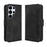 For Samsung Galaxy S26 Ultra Leather Case Phone Wallet Cover with Multiple Card Slots - Black - 1