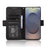 For Samsung Galaxy S26 Ultra Leather Case Phone Wallet Cover with Multiple Card Slots - Black - 5