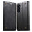 SUTENI For Samsung Galaxy S26 Case PU Leather Stand Wallet Phone Cover - Black - 1