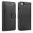 For iPhone 6  /  6s Wallet Case Retro Matte Magnetic Detachable PU Leather TPU Phone Cover - Black - 1
