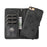 For iPhone 6  /  6s Wallet Case Retro Matte Magnetic Detachable PU Leather TPU Phone Cover - Black - 2