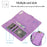 For iPhone 8 Plus  /  7 Plus Wallet Case Retro Matte Magnetic Detachable PU Leather TPU Phone Cover - Purple - 4