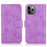 For iPhone 15 Pro Wallet Case Retro Matte Magnetic Detachable PU Leather TPU Phone Cover - Purple - 6