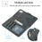 For iPhone XR Wallet Case Retro Matte Magnetic Detachable PU Leather TPU Phone Cover - Black - 4
