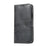 For iPhone XR Wallet Case Retro Matte Magnetic Detachable PU Leather TPU Phone Cover - Black - 6