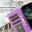 For iPhone 16 Pro Wallet Case Retro Matte Magnetic Detachable PU Leather TPU Phone Cover - Purple - 4