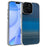 For iPhone 16 Pro Max Magnetic Case Silver Electroplated Shockproof Anti-slip Cover Compatible with Magsafe - Moonrise Blue - 1