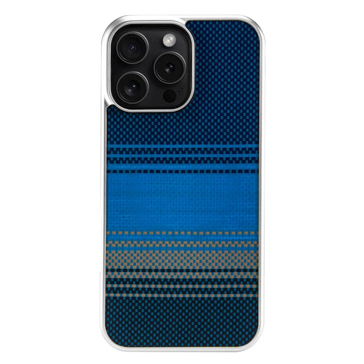For iPhone 16 Pro Max Magnetic Case Silver Electroplated Shockproof Anti-slip Cover Compatible with Magsafe - Moonrise Blue - 2